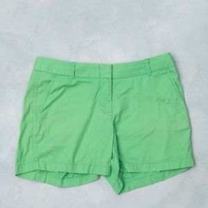 RARE J. Crew Chino Shorts Green Size 8